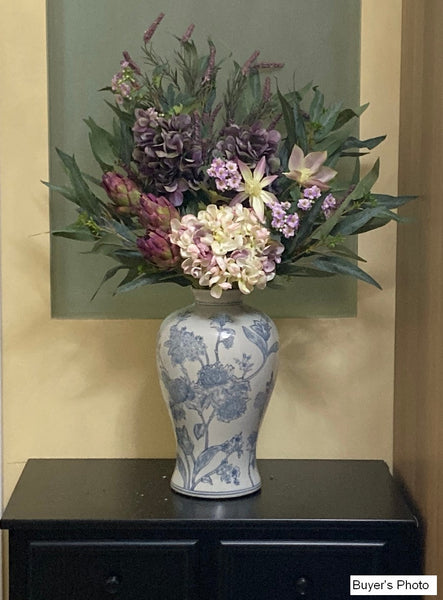 Amazing Flower Arrangement Ideas for Interior Design, Large Bunch of Flowers Arrangement, Faux Silk Floral Table Centerpiece, Modern Artificial Floral for Living Room-LargePaintingArt.com