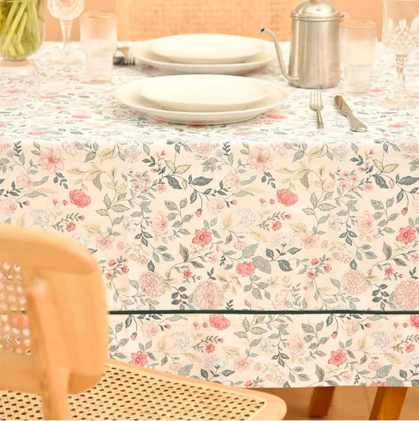 Country Farmhouse Tablecloth, Rustic Table Covers for Kitchen, Large Rectangle Tablecloth for Dining Room Table, Square Tablecloth for Round Table-LargePaintingArt.com