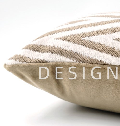 Geometric Modern Throw Pillows for Couch, Large Modern Throw Pillow for Interior Design, Contemporary Modern Sofa Pillows, Simple Decorative Throw Pillows-LargePaintingArt.com