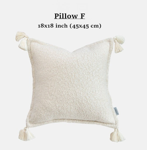Unique Decorative Pillow Arrangement Ideas for Couch, Modern Decorative Cushion Covers, Decorative Pillows for Living Room, Large Decorative Pillows for Interior Design-LargePaintingArt.com