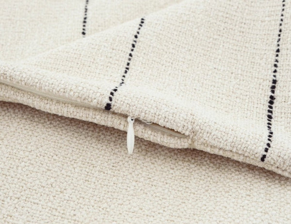 Large Modern Sofa Cushion, Beige Decorative Pillow Covers, Simple Decorative Throw Pillows for Living Room, Contemporary Modern Pillows for Couch-LargePaintingArt.com