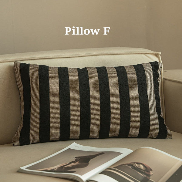 Modern Decorative Pillow Covers, Decorative Pillow Arrangement Ideas for Couch, Large Decorative Throw Pillows, Decorative Pillows for Living Room-LargePaintingArt.com