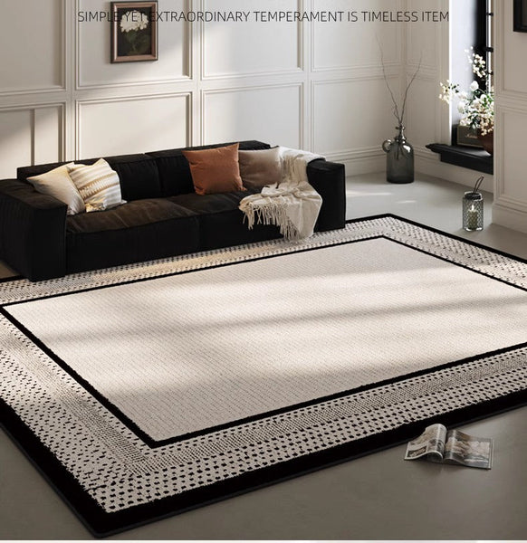 Large Modern Rugs for Living Room, Dining Room Geometric Area Rugs, Contemporary Modern Rugs for Office, Bedroom Modern Rug-LargePaintingArt.com