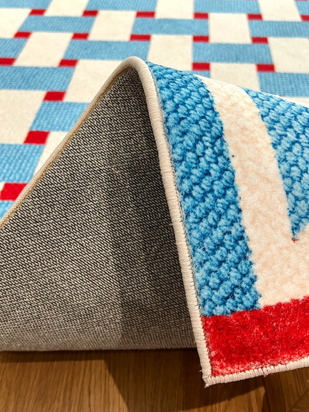 Modern Living Room Rug Ideas, Mid Century Modern Rugs, Contemporary Abstract Rugs for Dining Room, Geometric Contemporary Rugs-LargePaintingArt.com