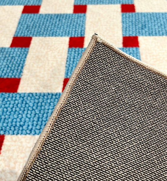 Modern Living Room Rug Ideas, Mid Century Modern Rugs, Contemporary Abstract Rugs for Dining Room, Geometric Contemporary Rugs-LargePaintingArt.com