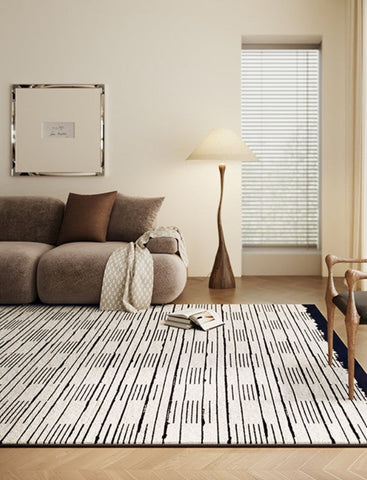 Simple Modern Rugs for Dining Room, Bedroom Modern Rugs, Living Room Contemporary Modern Rugs, Large Abstract Geometric Modern Rugs-LargePaintingArt.com