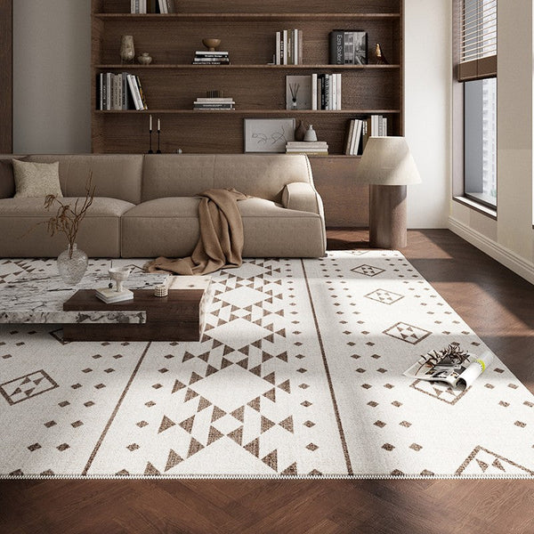 Contemporary Geometric Carpets, Contemporary Modern Rugs, Abstract Modern Rugs for Living Room, Extra Large Modern Rugs under Dining Room Table-LargePaintingArt.com