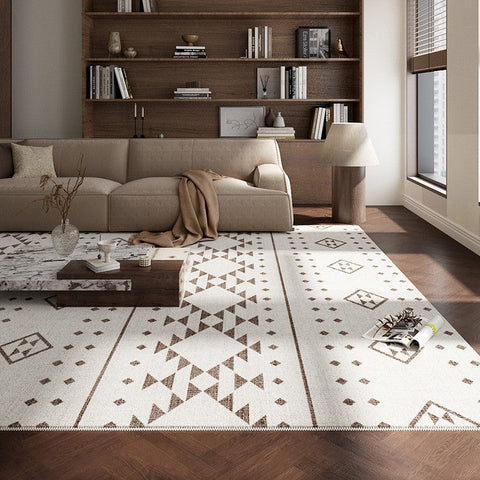 Contemporary Geometric Carpets, Contemporary Modern Rugs, Abstract Modern Rugs for Living Room, Extra Large Modern Rugs under Dining Room Table-LargePaintingArt.com