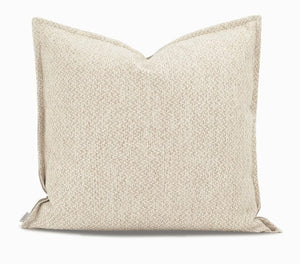 Large Square Modern Throw Pillows for Couch, Large Brown Throw Pillow for Interior Design, Contemporary Modern Sofa Pillows, Simple Decorative Throw Pillows-LargePaintingArt.com