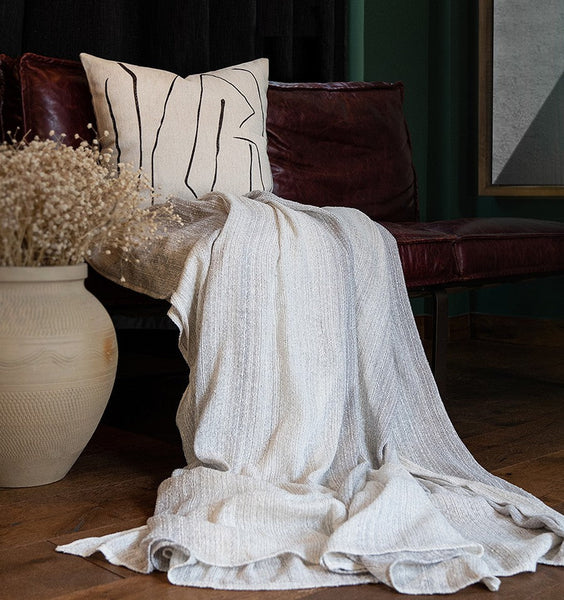 Geometric Square Modern Throw Pillows for Couch, Beige Decorative Throw Pillows, Large Contemporary Throw Pillow for Interior Design-LargePaintingArt.com