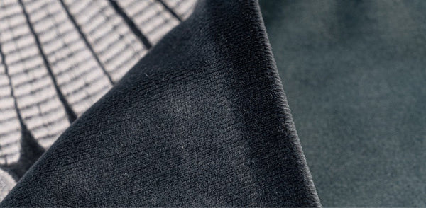 Abstract Feather Pattern Throw Pillows for Couch, Simple Modern Sofa Throw Pillows, Contemporary Throw Pillow for Living Room, Modern Square Pillows-LargePaintingArt.com