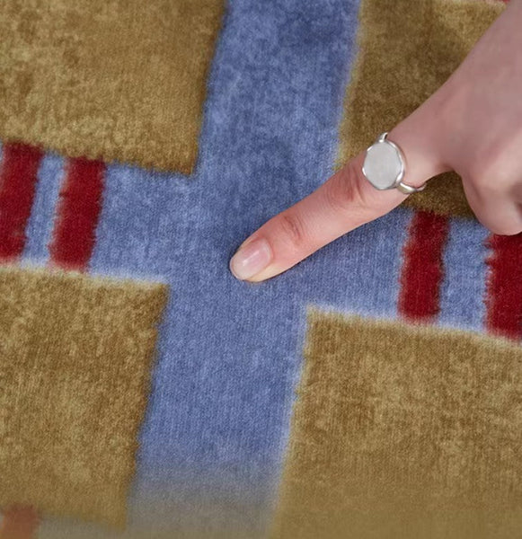 Mid Century Modern Rugs for Living Room, Vintage Area Rugs for Bedroom, Large Contemporary Area Rugs for Dining Room-LargePaintingArt.com