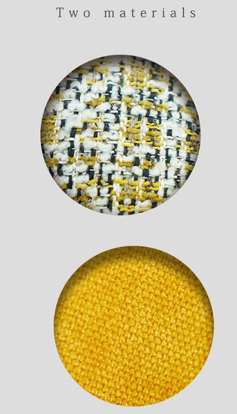 Contemporary Modern Sofa Pillows, Large Yellow Decorative Throw Pillows, Large Square Modern Throw Pillows for Couch, Simple Throw Pillow for Interior Design-LargePaintingArt.com