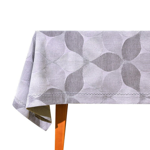 Large Rectangle Table Covers for Dining Room Table, Modern Table Cloths for Kitchen, Simple Contemporary Grey Cotton Tablecloth, Square Tablecloth for Round Table-LargePaintingArt.com