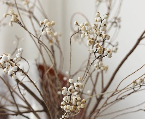 Dried Tree Twigs, Flower Arrangement, Dried Chinese Tallow Tree Twigs, Natural Decorations, Handmade Artificial Flower, Natural Dried Branches-LargePaintingArt.com