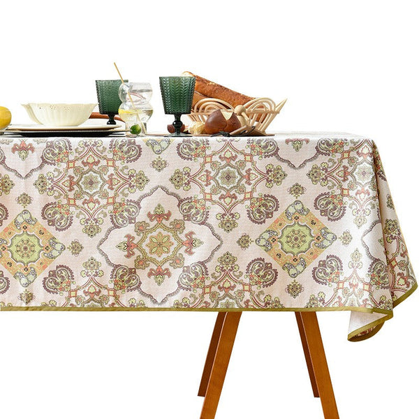 Large Rectangle Tablecloth for Dining Room Table, Rectangular Table Covers for Kitchen, Square Tablecloth for Coffee Table, Farmhouse Table Cloth, Wedding Tablecloth-LargePaintingArt.com