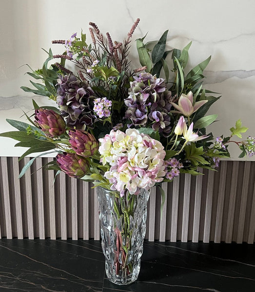 Amazing Flower Arrangement Ideas for Interior Design, Large Bunch of Flowers Arrangement, Faux Silk Floral Table Centerpiece, Modern Artificial Floral for Living Room-LargePaintingArt.com