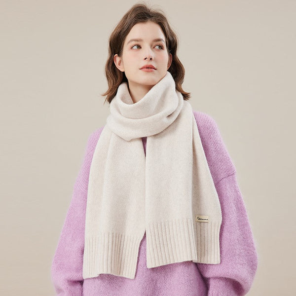 Wool Scarf for Women, Casual Scarf for Women, Fashion Designer Scarf, Cold Weather Scarf, Modern Winter Scarf, Soft Cashmere Scarf for Women