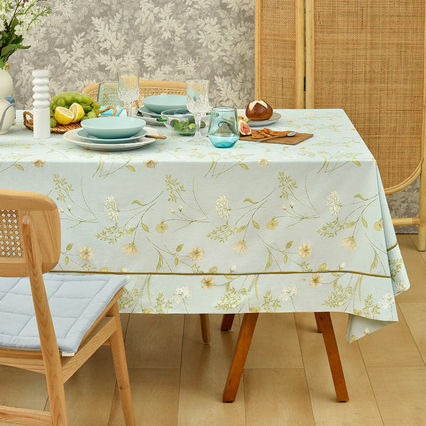 Farmhouse Table Cloth, Wedding Tablecloth, Large Rectangle Tablecloth for Dining Room Table, Rectangular Table Covers for Kitchen, Square Tablecloth for Coffee Table-LargePaintingArt.com