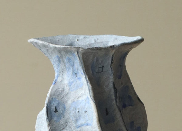 Centerpiece Ceramic Bouquet Vases, Elegant Handmade Modern Flower Vase, Porcelain Vases for Modern Home Decor, Contemporary Vases on Dining Table-LargePaintingArt.com