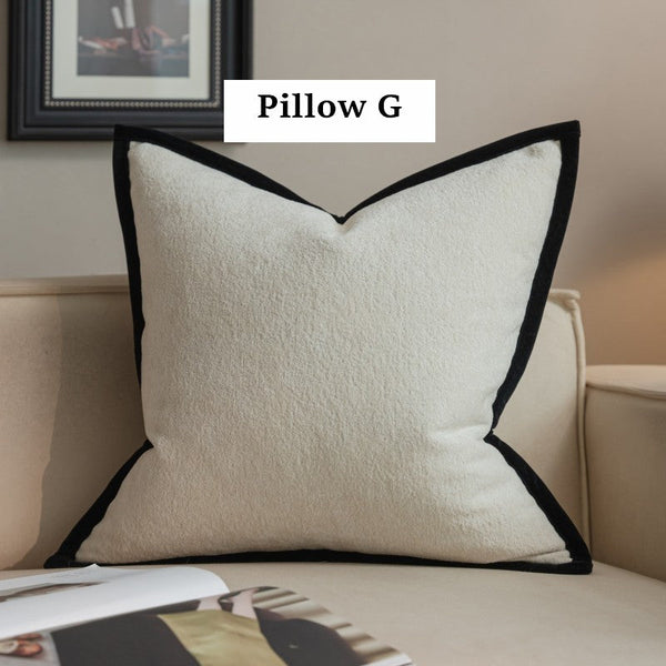 Large Decorative Throw Pillows, Decorative Pillow Arrangement Ideas for Couch, Modern Decorative Pillows for Living Room, Decorative Pillow Covers-LargePaintingArt.com
