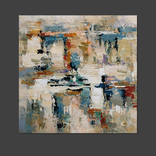Hand Painted Abstract Painting, Extra Large Abstract Paintings on Canvas, Bedroom Wall Art Ideas, Simple Painting Ideas for Bedroom-LargePaintingArt.com