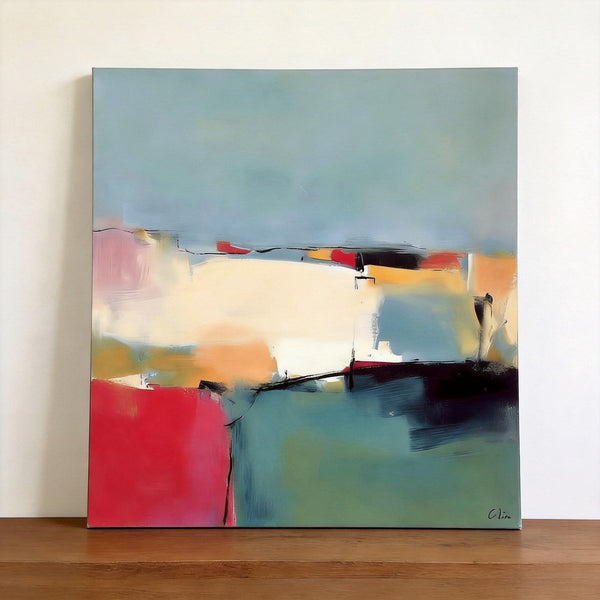 Original Abstract Paintings, Small Canvas Artwork, Hand Painted Canvas Art, Buy Small Paintings Online, Small Acrylic Painting on Canvas-LargePaintingArt.com