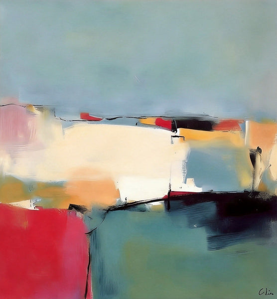 Original Abstract Paintings, Small Canvas Artwork, Hand Painted Canvas Art, Buy Small Paintings Online, Small Acrylic Painting on Canvas-LargePaintingArt.com