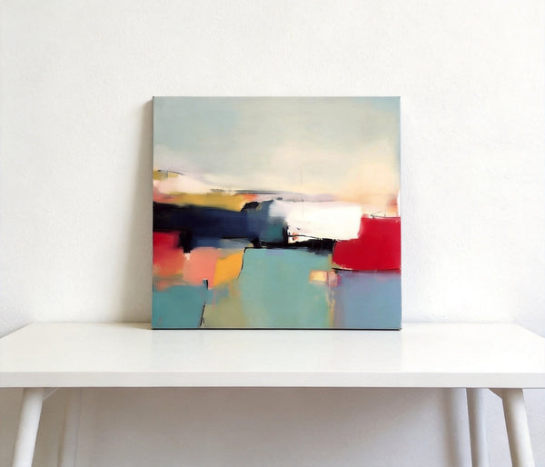 Hand Painted Canvas Art, Buy Small Paintings Online, Original Abstract Paintings, Small Canvas Artwork, Small Acrylic Painting on Canvas-LargePaintingArt.com