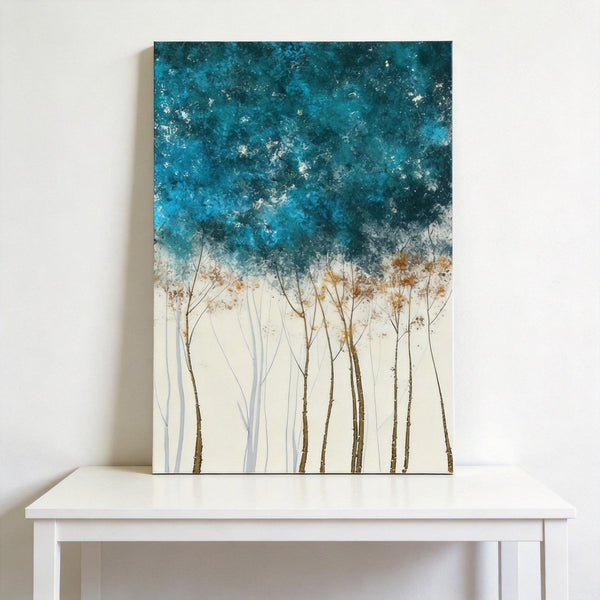 Original Abstract Paintings, Hand Painted Canvas Art, Abstact Tree Painting, Original Small Paintings, Buy Small Art Online-LargePaintingArt.com