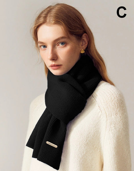 Modern Wool Scarf for Women, Cold Weather Scarves, Winter Wool Scarf, Casual Scarf for Women, Birthday Gift for Girl, Soft Wool Scarf for Women