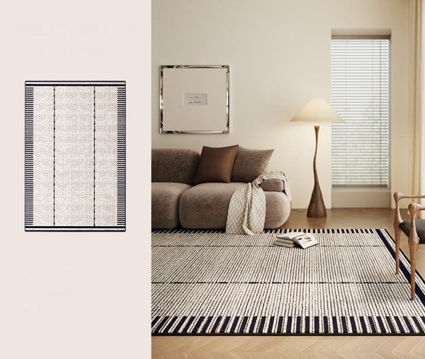 Bedroom Modern Rugs, Living Room Contemporary Modern Rugs, Modern Rugs for Dining Room, Large Abstract Geometric Modern Rugs-LargePaintingArt.com