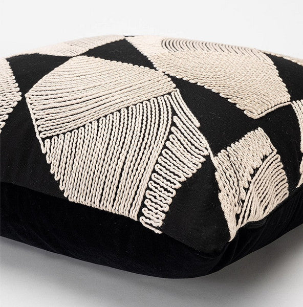 Modern Pillows for Couch, Contemporary Modern Sofa Pillows, Decorative Throw Pillows for Bedroom, Large Modern Pillow for Living Room-LargePaintingArt.com