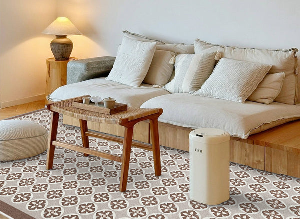 Mid Century Contemporary Modern Rugs for Living Room, Modern Rug Placement Ideas for Dining Room, Large Modern Rugs for Bedroom-LargePaintingArt.com