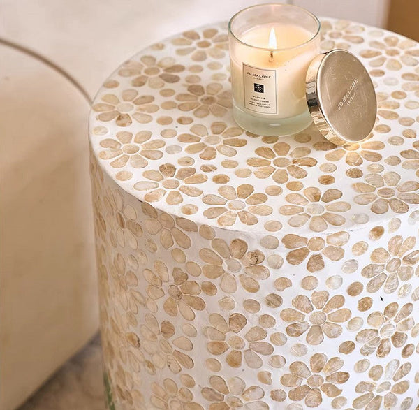 Creative Coffee Table, Contemporary Side Table, Small End Table, Portable Casual Side Table, Shell Small Sofa Side Table, Modern Side Table, Contemporary Bedside Table, Bedside Small Side Table-LargePaintingArt.com