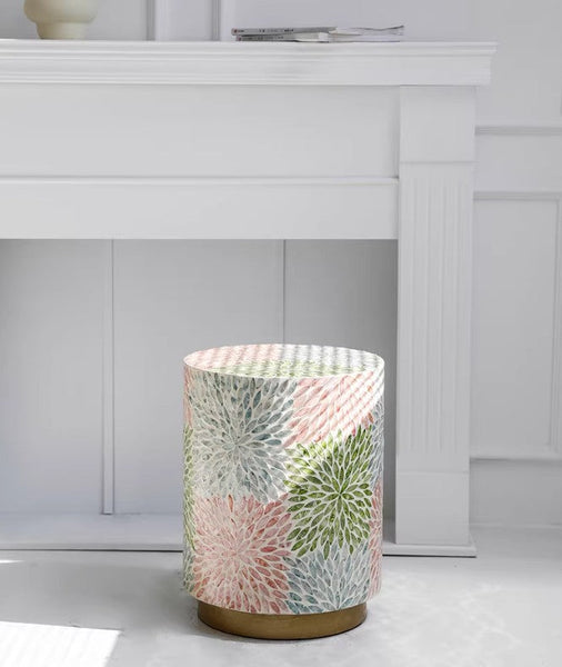 Unique Small End Table, Contemporary Small Sofa Side Table, Portable Casual Side Table, Creative Coffee Table, Shell Small Side Table-LargePaintingArt.com
