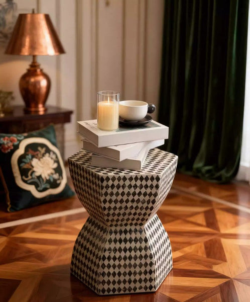 Modern Side Table, Bedside Small Side Table, Contemporary Bedside Table, Small End Table, Shell Small Sofa Side Table, Portable Casual Side Table, Creative Coffee Table, Contemporary Side Table-LargePaintingArt.com