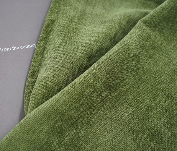 Large Throw Pillow for Interior Design, Simple Decorative Throw Pillows, Large Green Square Modern Throw Pillows for Couch, Contemporary Modern Sofa Pillows-LargePaintingArt.com