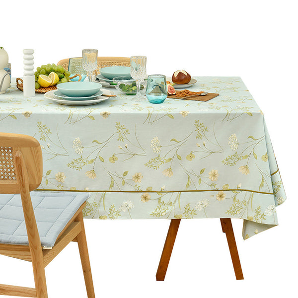 Farmhouse Table Cloth, Wedding Tablecloth, Large Rectangle Tablecloth for Dining Room Table, Rectangular Table Covers for Kitchen, Square Tablecloth for Coffee Table-LargePaintingArt.com