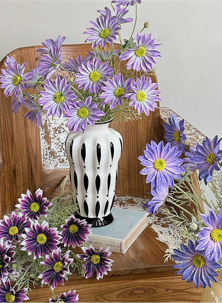 Handmade Bouquet Ceramic Vases, Modern Flower Vases on Table, Porcelain Flower Vases, Water Holding Flower Vases-LargePaintingArt.com