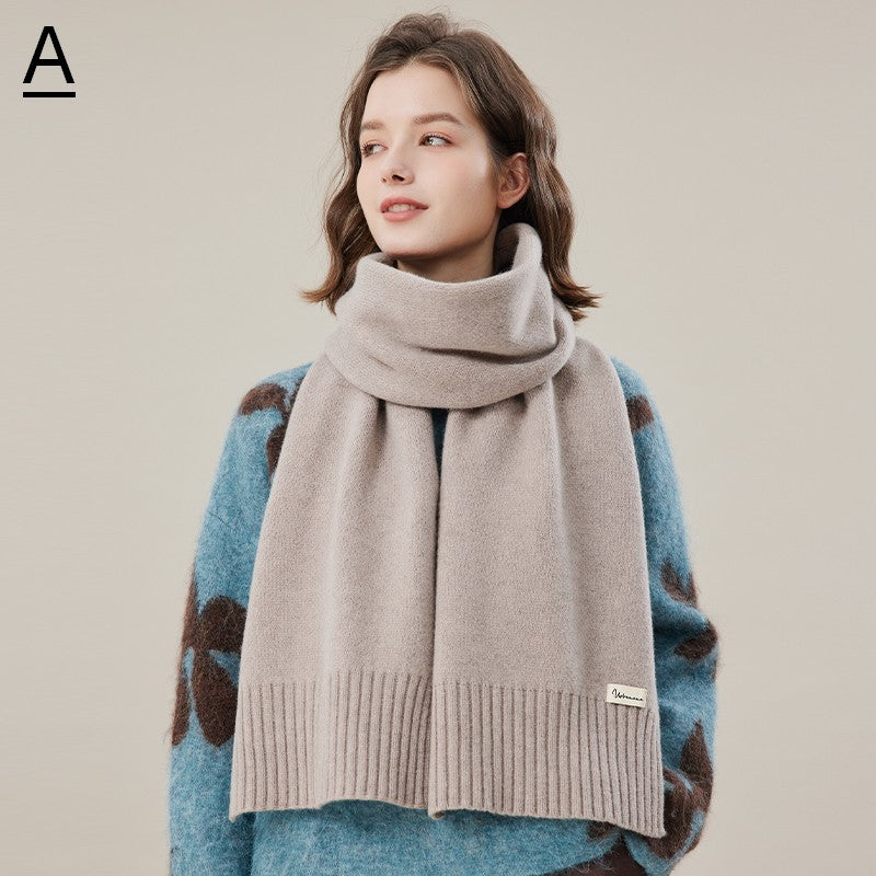 Wool Scarf for Women, Casual Scarf for Women, Fashion Designer Scarf, Cold Weather Scarf, Modern Winter Scarf, Soft Cashmere Scarf for Women