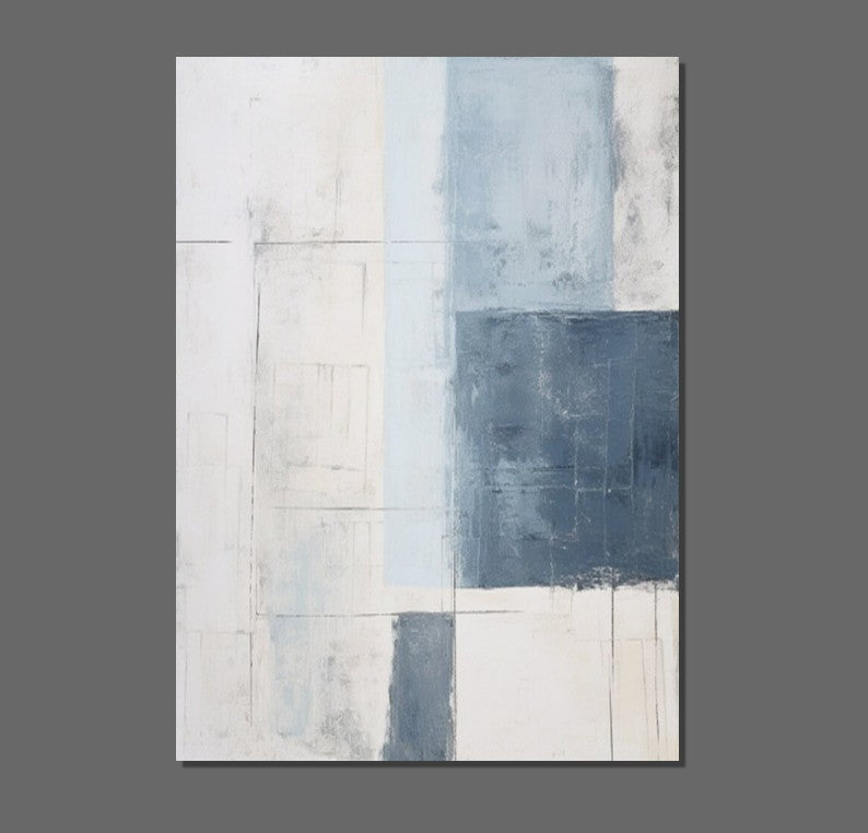 Modern Contemporary Abstract Artwork, Palette Knife Paintings, Extra Large Acrylic Painting, Simple Modern Art, Living Room Wall Art Painting-LargePaintingArt.com