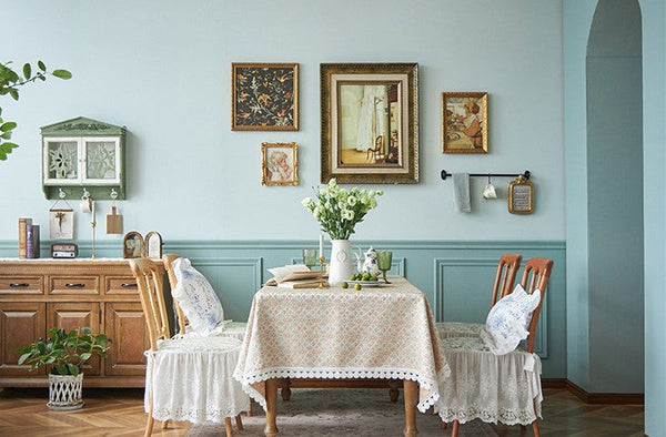 Modern Tablecloth for Home Decoration, Large Square Tablecloth for Round Table, Extra Large Rectangle Tablecloth for Dining Room Table-LargePaintingArt.com