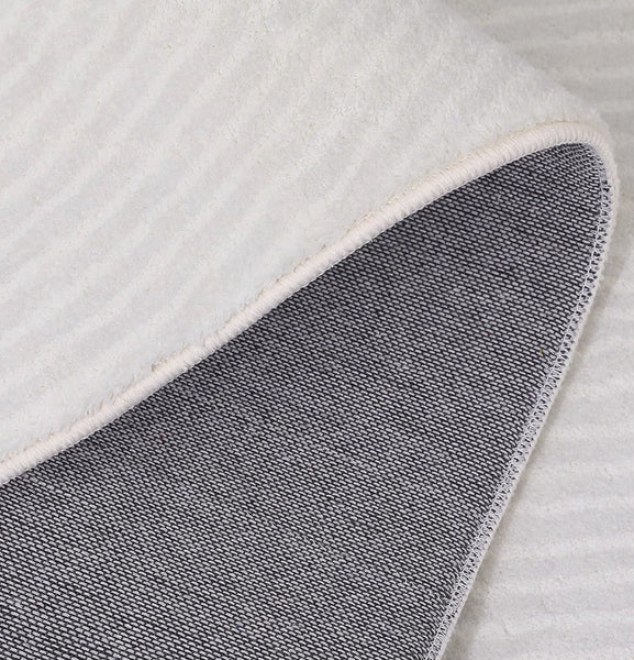 Thick Round Rugs under Coffee Table, Soft Modern Round Rugs for Dining Room, Circular Modern Rugs for Bedroom, Contemporary Modern Rug Ideas for Living Room-LargePaintingArt.com