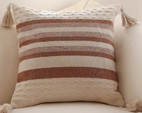Geometric Pattern Decorative Pillow for Couch, Modern Decorative Sofa Pillows for Bedroom, Contemporary Decorative Square Pillow Covers-LargePaintingArt.com