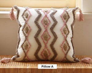 Simple Decorative Pillow Covers, Modern Decorative Pillows for Interior Design, Square Modern Throw Pillows for Couch, Contemporary Modern Sofa Pillows-LargePaintingArt.com