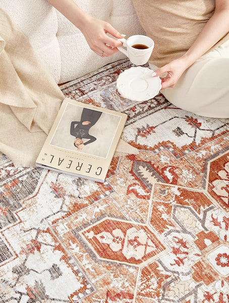 Persain Rugs for Bedroom, Oversized Area Rugs for Living Room, Extra Large Vintage Persian Rugs, Traditional Persian Rug, Vintage Area Rugs for Dining Room-LargePaintingArt.com