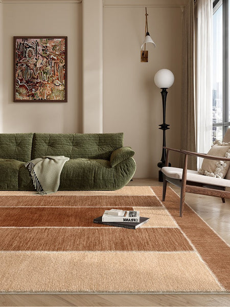 Abstract Modern Carpets for Living Room, Modern Rugs for Dining Room, Contemporary Rugs for Bedroom, Mid Century Modern Rugs Next to Bed-LargePaintingArt.com