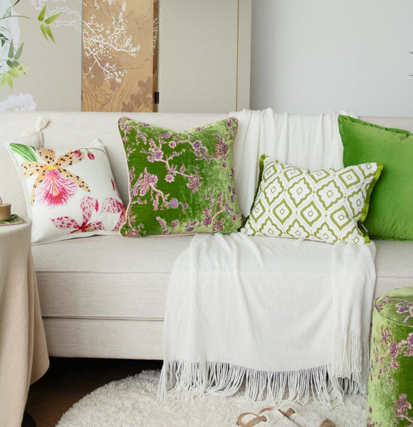 Modern Decorative Cushion Covers, Unique Decorative Pillow Arrangement Ideas for Couch, Decorative Pillows for Living Room, Large Decorative Pillows for Interior Design-LargePaintingArt.com