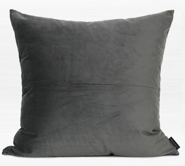 Modern Sofa Pillow, Modern Throw Pillows, Blue Decorative Pillow, Square Pillow, Throw Pillow for Living Room-LargePaintingArt.com